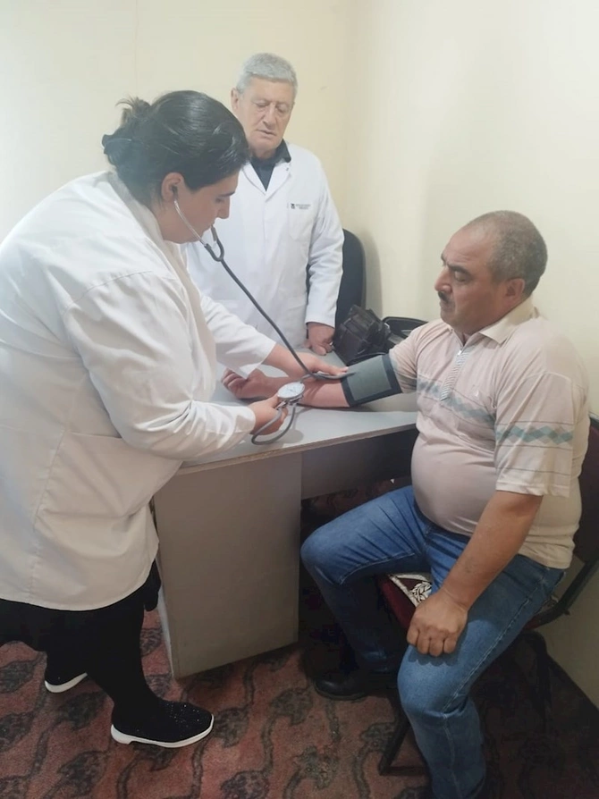 Söyüdlü kənd sakinlərinin tibbi müayinələri təşkil edildi — FOTOLAR Söyüdlü kənd sakinlərinin tibbi müayinələri təşkil edildi — FOTOLAR