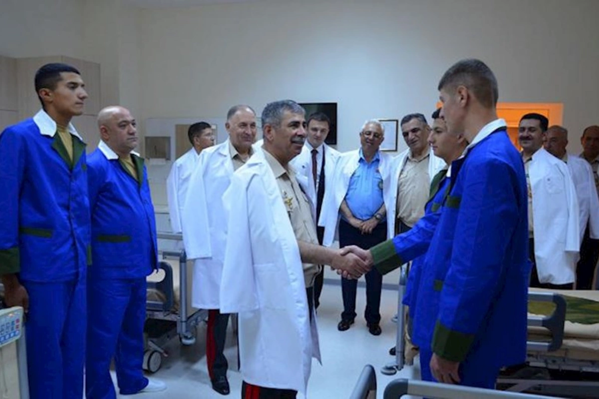 Zakir Həsənov hərbi hospitalda — VİDEO/FOTOLAR