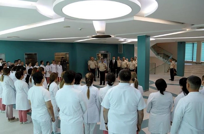 Zakir Həsənov hərbi hospitalda — VİDEO/FOTOLAR
