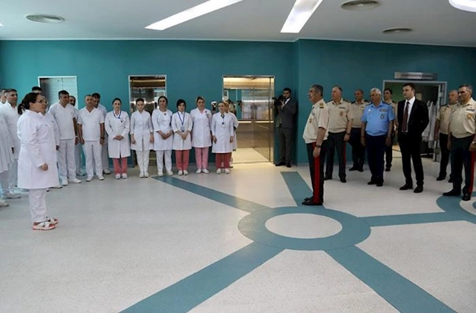 Zakir Həsənov hərbi hospitalda — VİDEO/FOTOLAR