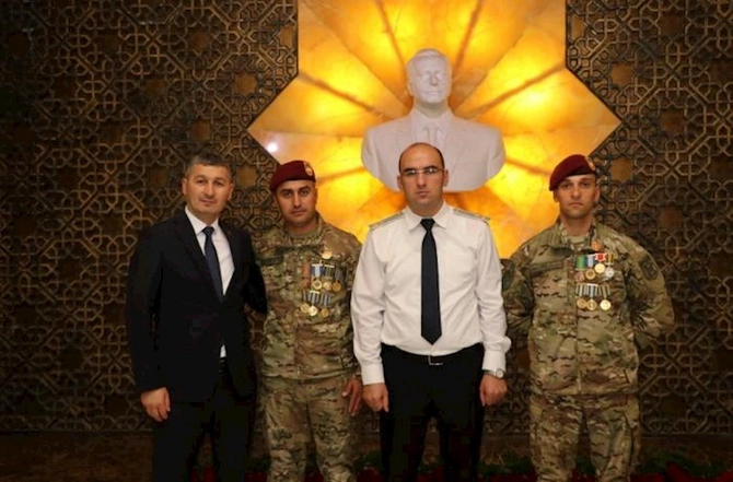 Hərbi Prokurorluqda qazilərlə görüş keçirildi — FOTOLAR
