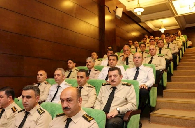 Hərbi Prokurorluqda qazilərlə görüş keçirildi — FOTOLAR