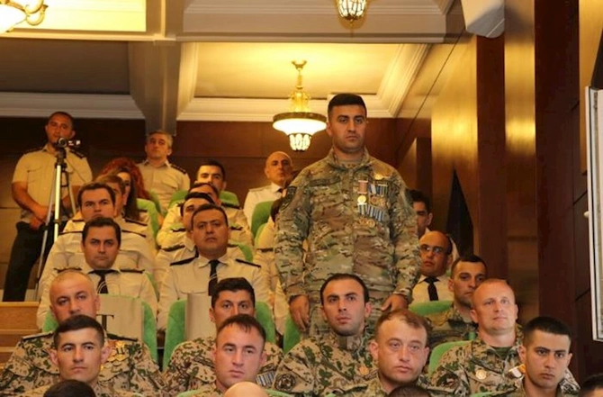 Hərbi Prokurorluqda qazilərlə görüş keçirildi — FOTOLAR