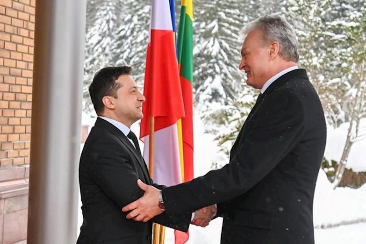 Litva Prezidenti Kiyevdə səfərdədir