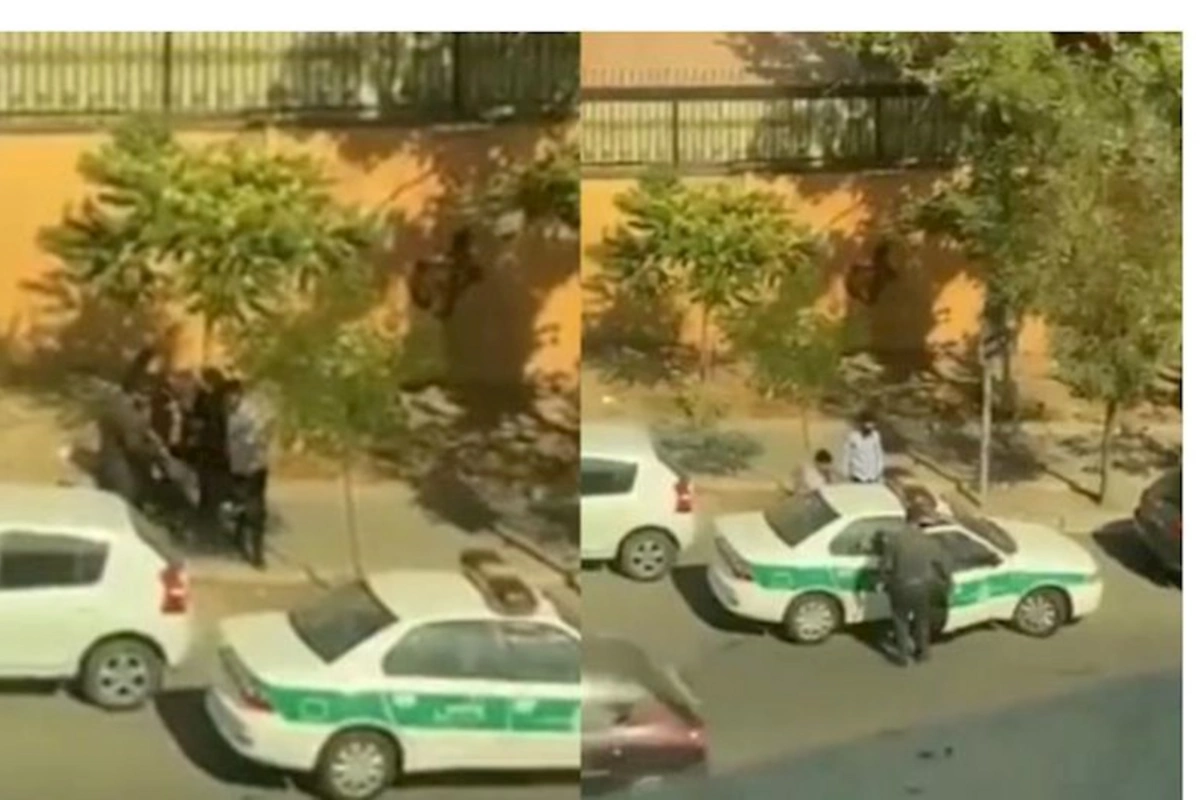 İranda polislər günahsız qızı zorla avtomobilə mindirərək uzaqlaşdılar — VİDEO