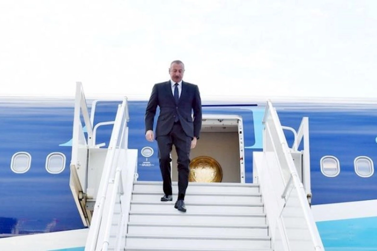 Prezident İlham Əliyev Türkiyəyə səfərə gedib