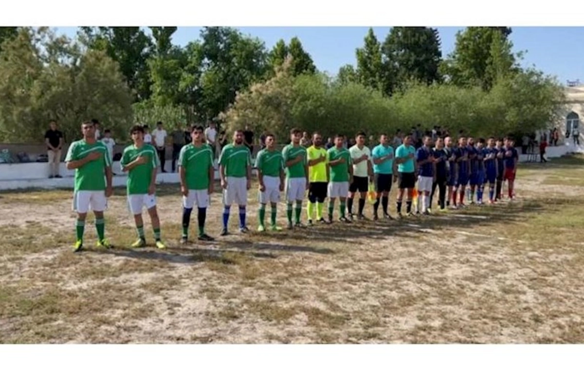 Şəhidlərin xatirəsinə həsr olunmuş futbol üzrə turnirin açılış mərasimi keçirildi — FOTOLAR