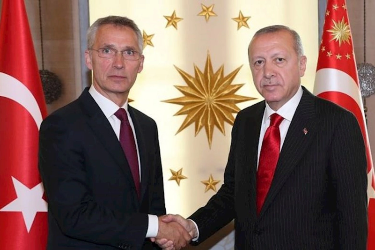 Ərdoğan NATO-nun baş katibini qəbul edib