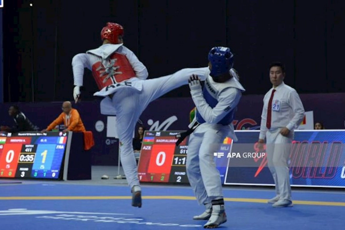 Azərbaycan taekvondoçusu dünya çempionatında 1/4 finala yüksəlib