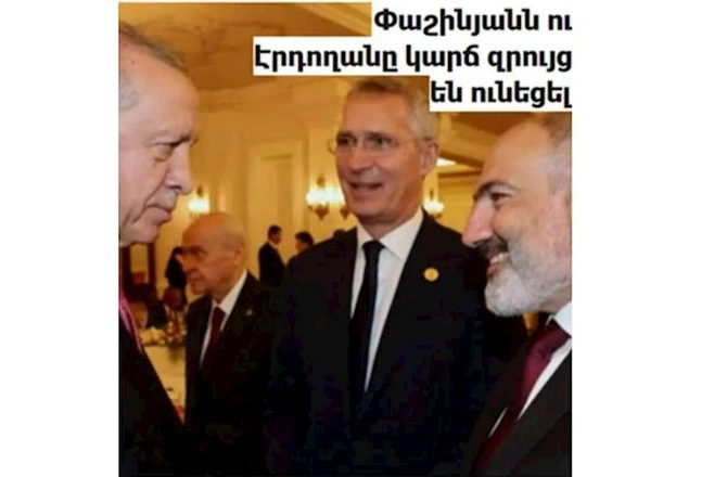 Paşinyan Ərdoğanı sevirsinizmi? sualına belə CAVAB VERDİ — FOTO