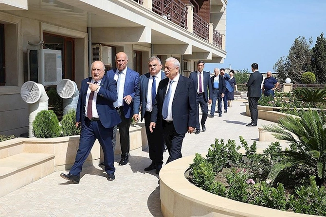 “Şıx” sanatoriyasının yeni təmirdən çıxan korpusunun açılışı olub — FOTOLAR
