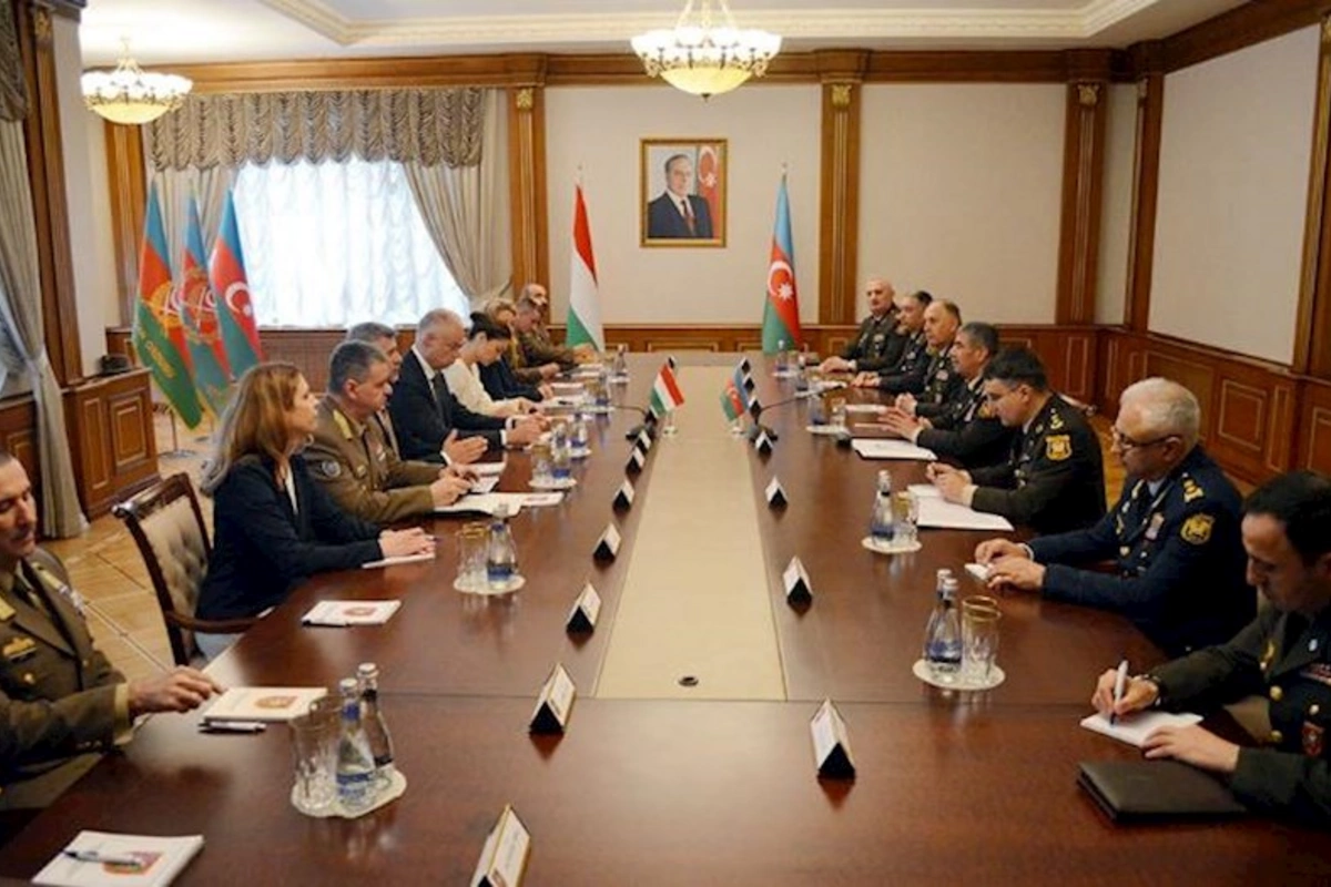 Zakir Həsənov macar həmkarı ilə danışıqlar apardı — VİDEO/FOTO