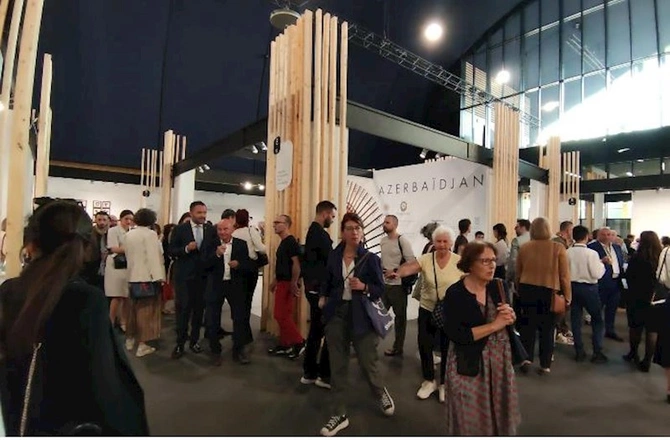 Heydər Əliyev Fondunun dəstəyi ilə Azərbaycan “Revelations” Beynəlxalq Biennalesində təmsil olunur — FOTOLAR Heydər Əliyev Fondunun dəstəyi ilə Azərbaycan “Revelations” Beynəlxalq Biennalesində təmsil olunur — FOTOLAR