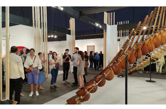 Heydər Əliyev Fondunun dəstəyi ilə Azərbaycan “Revelations” Beynəlxalq Biennalesində təmsil olunur — FOTOLAR Heydər Əliyev Fondunun dəstəyi ilə Azərbaycan “Revelations” Beynəlxalq Biennalesində təmsil olunur — FOTOLAR