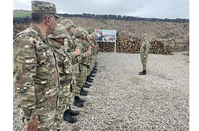 Azad edilmiş ərazilərdə yeni hərbi obyektlər istifadəyə verildi — FOTOLAR