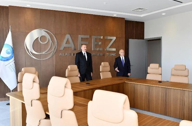 Prezident Ələt Azad İqtisadi Zonasının birinci mərhələsinin AÇILIŞINDA — VİDEO/FOTOLAR Prezident Ələt Azad İqtisadi Zonasının birinci mərhələsinin AÇILIŞINDA — VİDEO/FOTOLAR