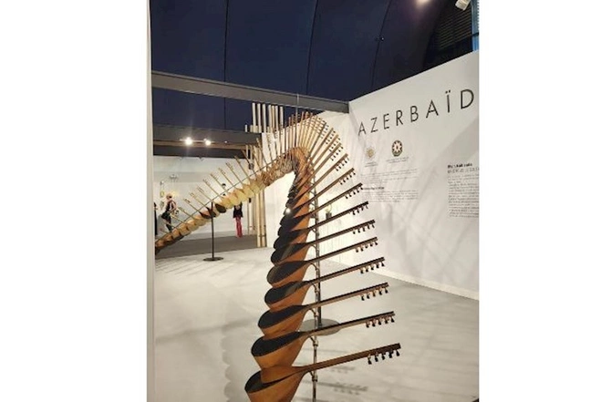 Heydər Əliyev Fondunun dəstəyi ilə Azərbaycan “Revelations” Beynəlxalq Biennalesində təmsil olunur — FOTOLAR Heydər Əliyev Fondunun dəstəyi ilə Azərbaycan “Revelations” Beynəlxalq Biennalesində təmsil olunur — FOTOLAR