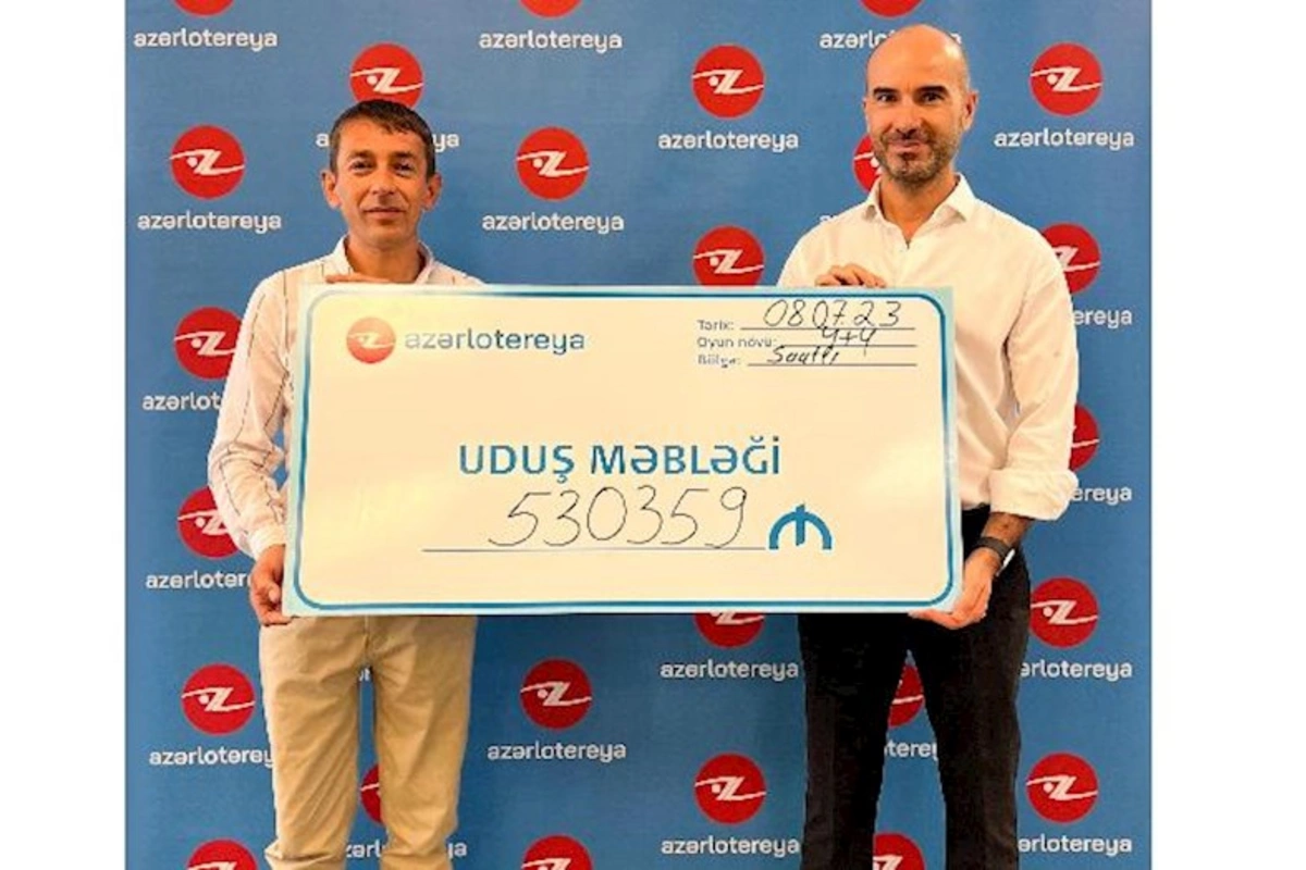 Azərlotereyada yarım milyon manatı qazananan kimdir? — FOTO