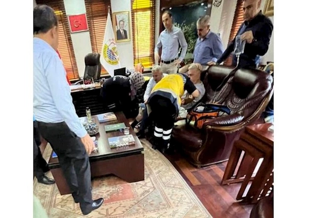 Bələdiyyə başçısını iş otağında GÜLLƏLƏDİLƏR — FOTOLAR