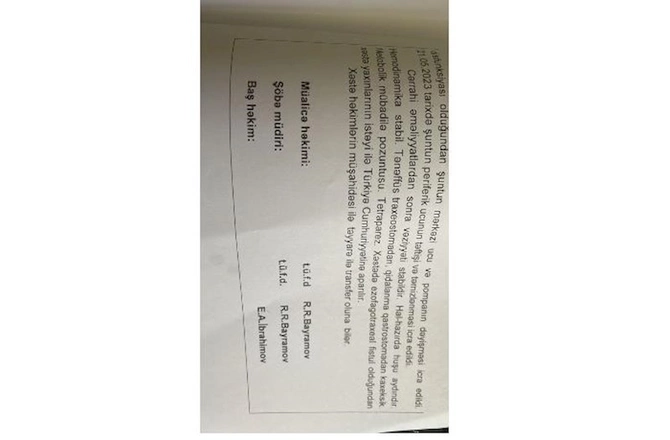 “Medera” hospitaldan ittihamlara REAKSİYA “Medera” hospitaldan ittihamlara REAKSİYA