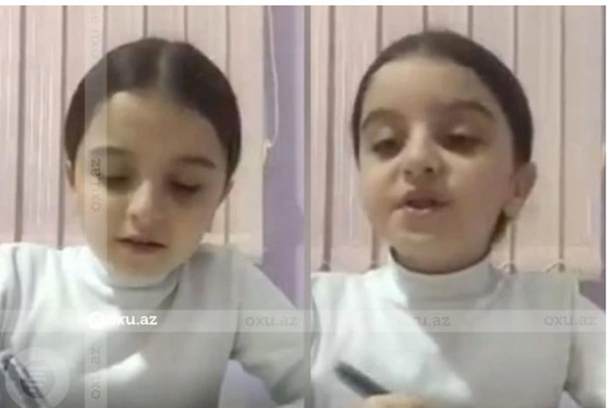 İfası ilə hər kəsi mat qoyan Nuray: “Dərslərimi yaxşı oxuyuram” — VİDEO