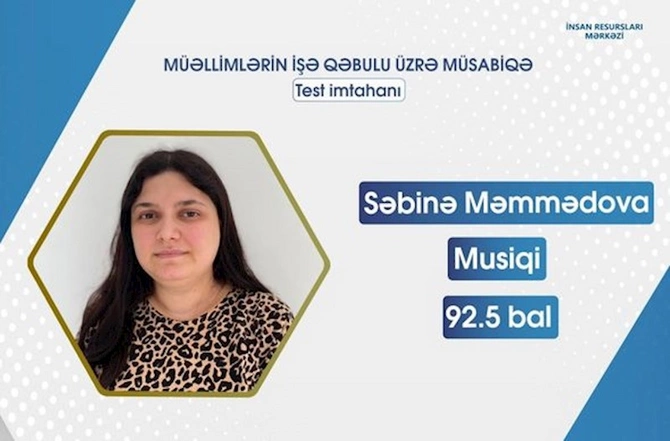İbtidai sinif və musiqi fənləri üzrə ən yüksək nəticə göstərən namizədlərin adları açıqlandı— FOTOLAR