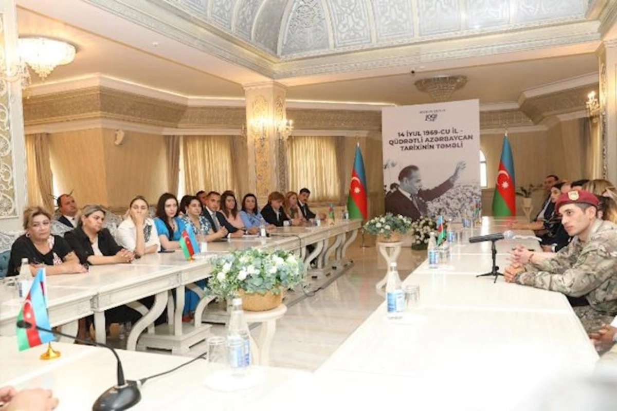 Abşeronda “Qüdrətli Azərbaycan tarixinin təməli” mövzusunda tədbir keçirilib — FOTO