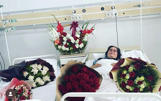 Xalq artisti xəstəxanaya yerləşdirildi — FOTO