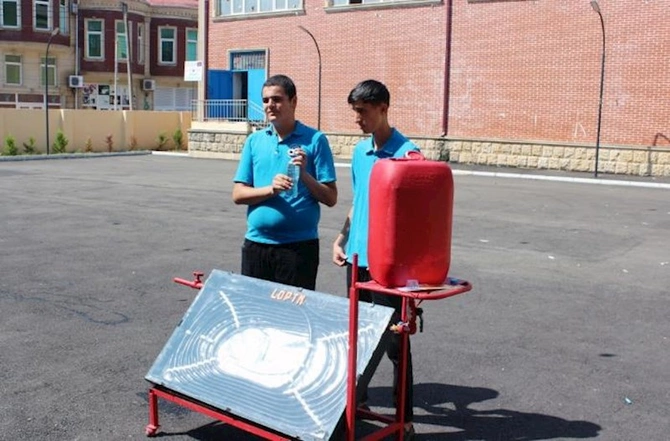 Lənkəranda günəş enerjisi ilə işləyən suqızdırıcı kollektor hazırlanıb — VİDEO/FOTO Lənkəranda günəş enerjisi ilə işləyən suqızdırıcı kollektor hazırlanıb — VİDEO/FOTO