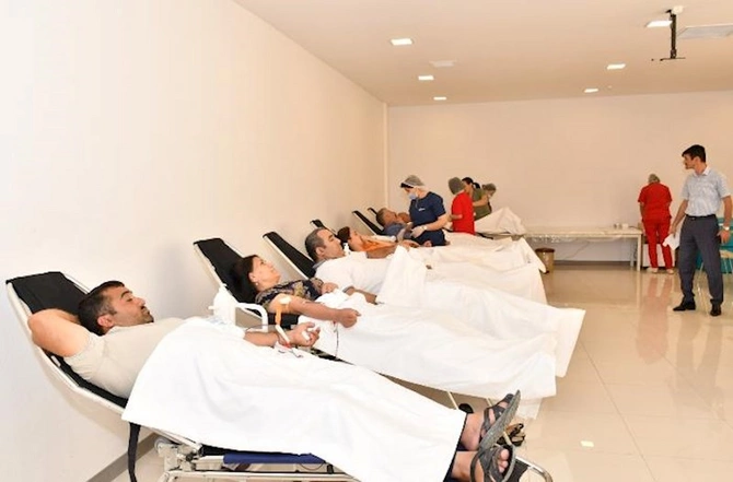 Abşeronda qanvermə aksiyası keçirildi — FOTOLAR Abşeronda qanvermə aksiyası keçirildi — FOTOLAR