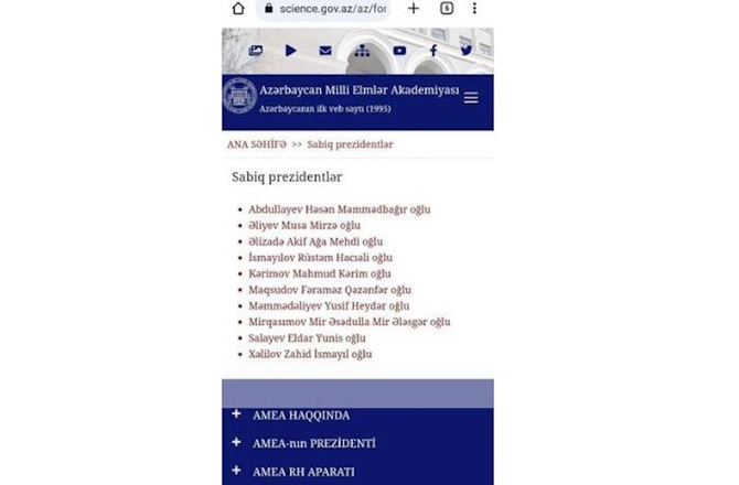 Ramiz Mehdiyevin adını siyahıdan SİLDİLƏR