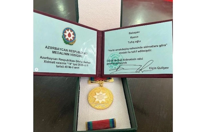Elçin Quliyev Şöşünü təltif etdi — FOTO
