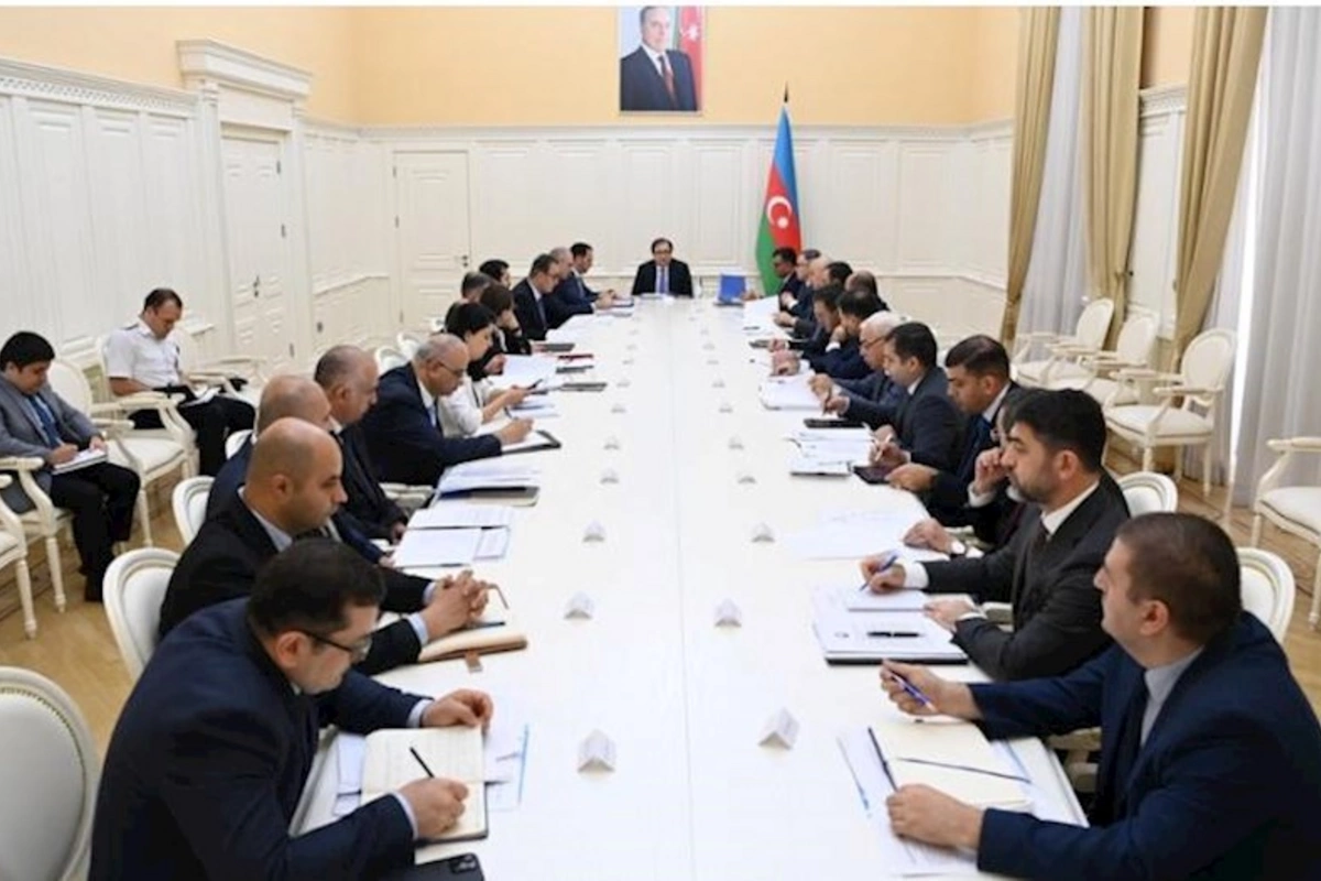 Nazirlər Kabinetində Naxçıvanla bağlı iclas keçirildi