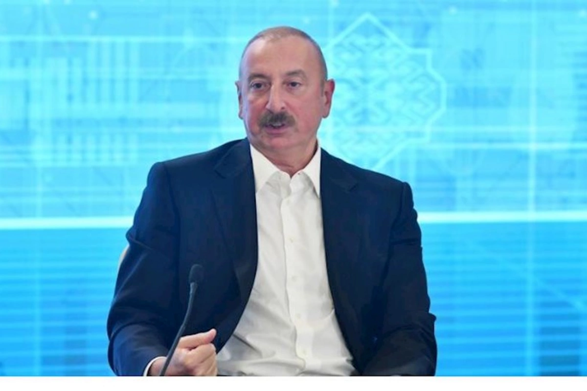 İlham Əliyev Qlobal Media Forumunun müntəzəm keçirilməsini təklif edib