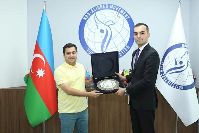 Qoşulmama Hərəkatı Gənclər Təşkilatı Milli Mətbuat Günü münasibətilə media rəhbərləri ilə görüş keçirdi — FOTOLAR Qoşulmama Hərəkatı Gənclər Təşkilatı Milli Mətbuat Günü münasibətilə media rəhbərləri ilə görüş keçirdi — FOTOLAR