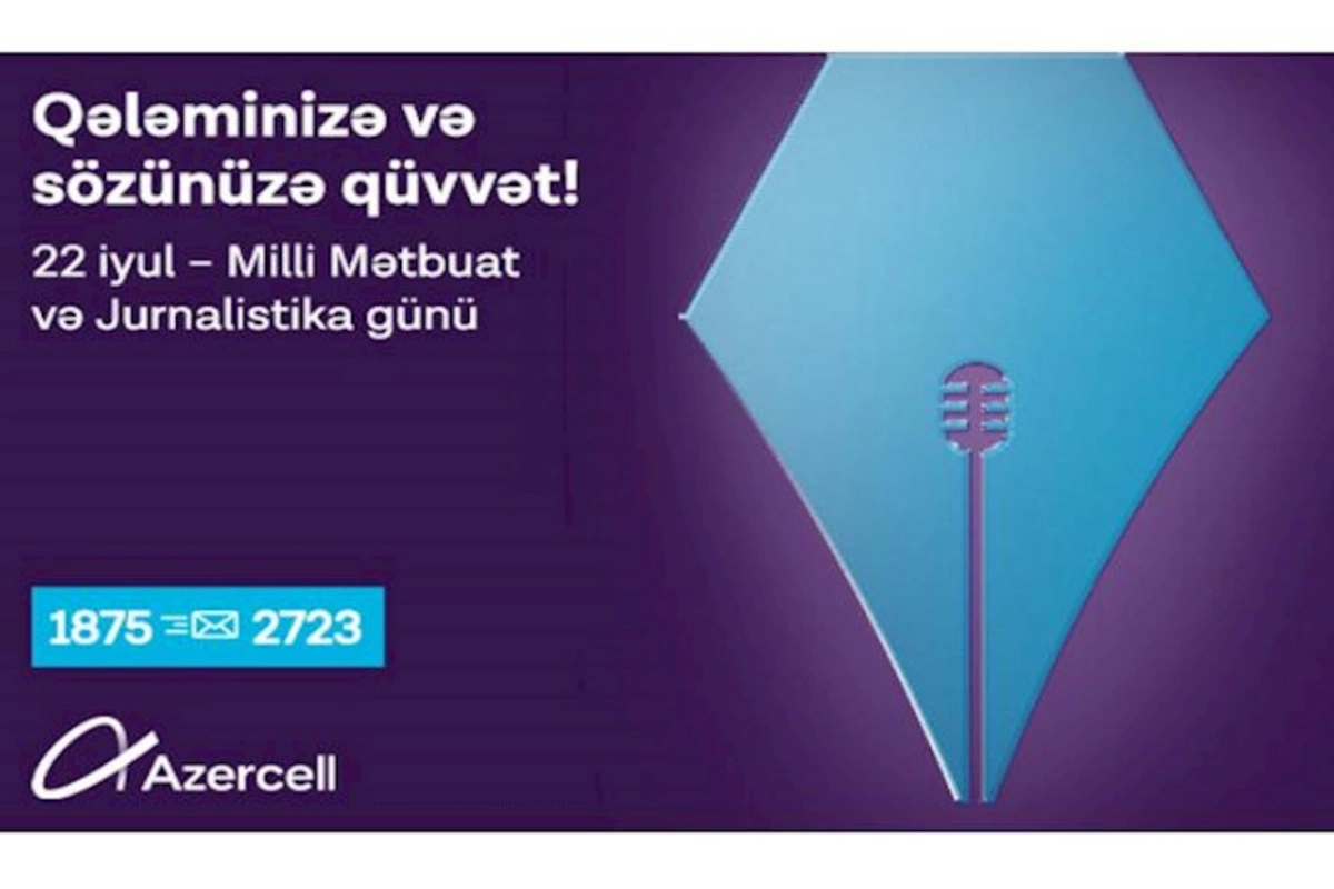 Milli Mətbuat günündə Azercell media nümayəndələrinə hədiyyə təqdim edib