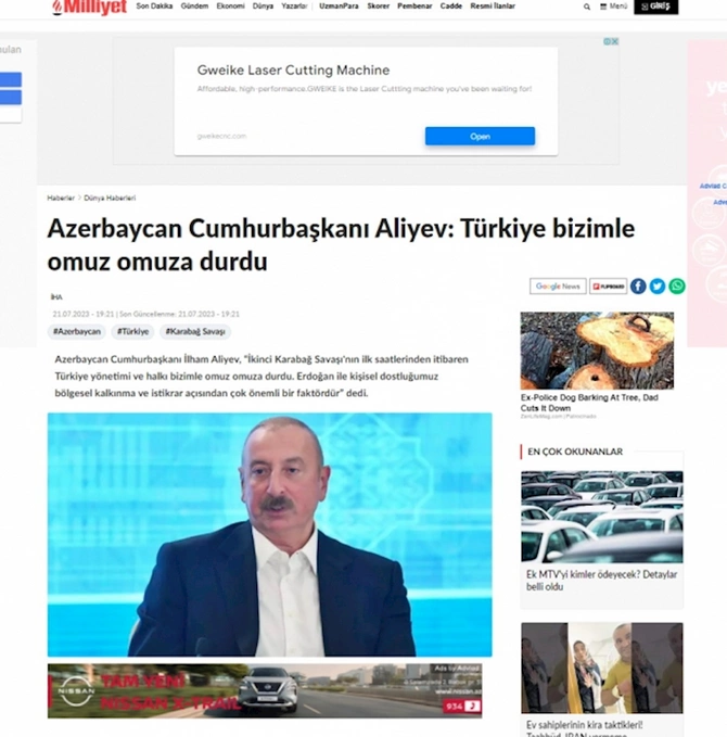 Prezident İlham Əliyevin Şuşa Qlobal Media Forumundakı çıxışı dünya mediasının diqqət mərkəzindədir