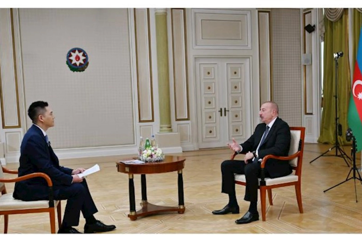 Prezident “China Media Group”a müsahibə verdi — CANLI YAYIM