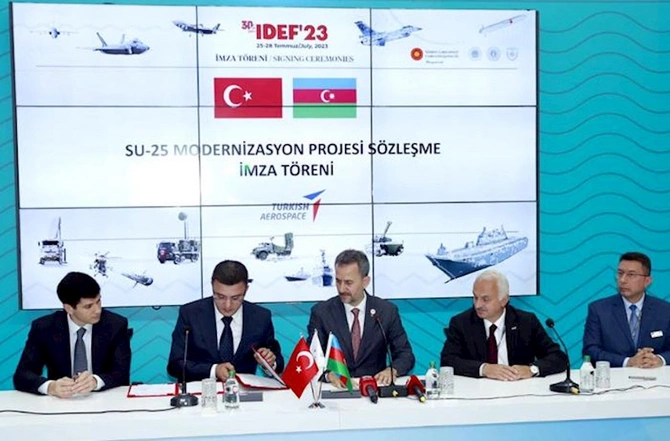 MN: Azərbaycanın Su-25 təyyarələri Türkiyədə təkmilləşdiriləcək MN: Azərbaycanın Su-25 təyyarələri Türkiyədə təkmilləşdiriləcək
