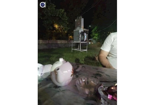 Zaqatalada uşaqların oynadığı parkda transformatorun hər tərəfi açıqdır — FOTO