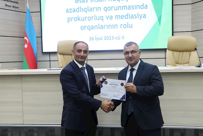 Baş Prokurorluq və Mediasiya Şurasının birgə təşkilatçılığı ilə konfrans keçirilib — FOTO Baş Prokurorluq və Mediasiya Şurasının birgə təşkilatçılığı ilə konfrans keçirilib — FOTO