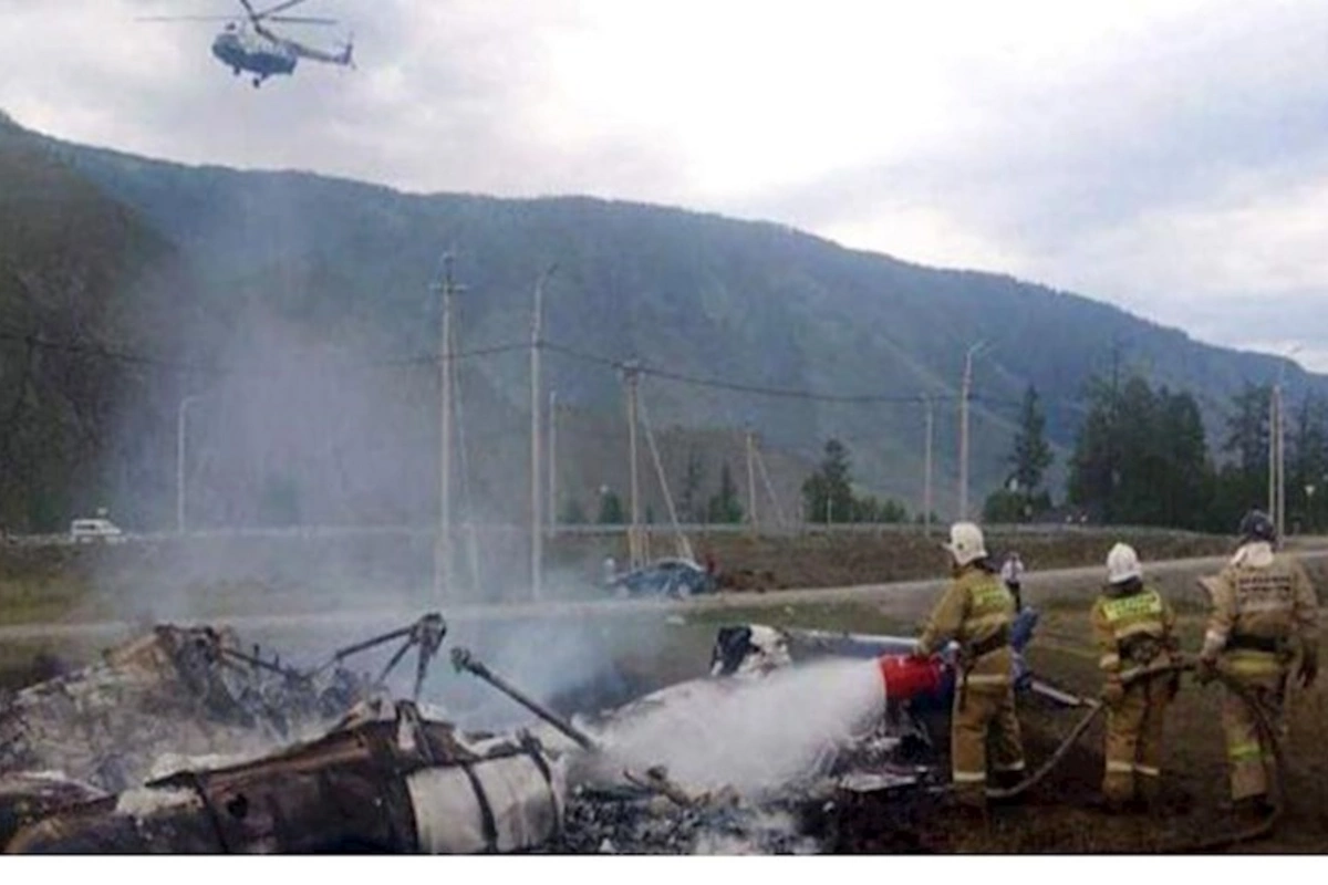 Rusiyada helikopter qəzası, ölənlər var