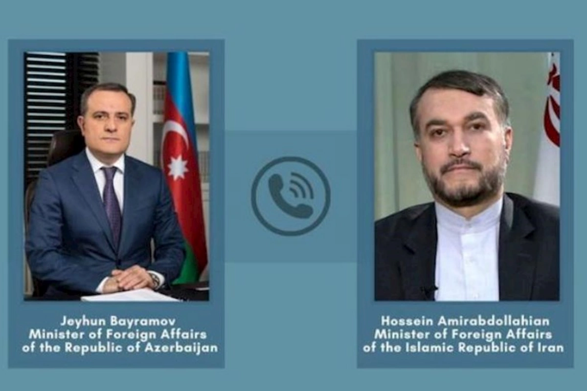 Ceyhun Bayramovla iranlı həmkarı arasında telefon danışığı olub