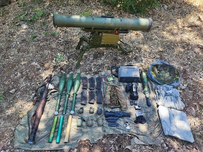 Türkiyə ordusu terrorçulara aid xeyli sayda silah-sursat ələ keçirib — FOTO