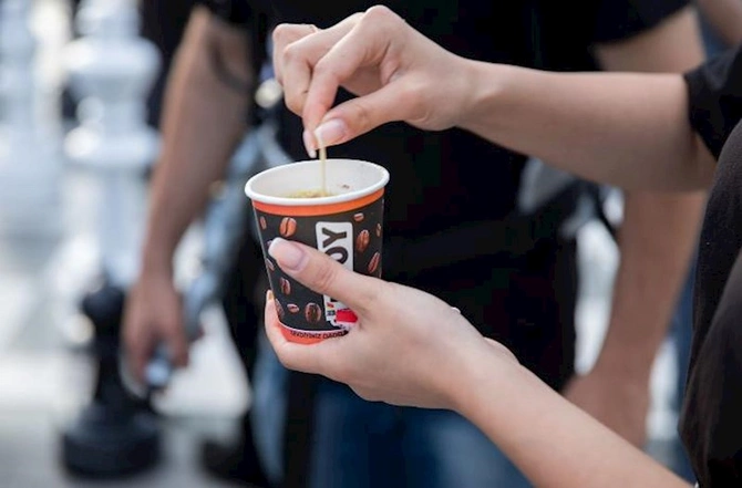 “Coffee N`Joy” yeni layihəyə start verdi — FOTOLAR