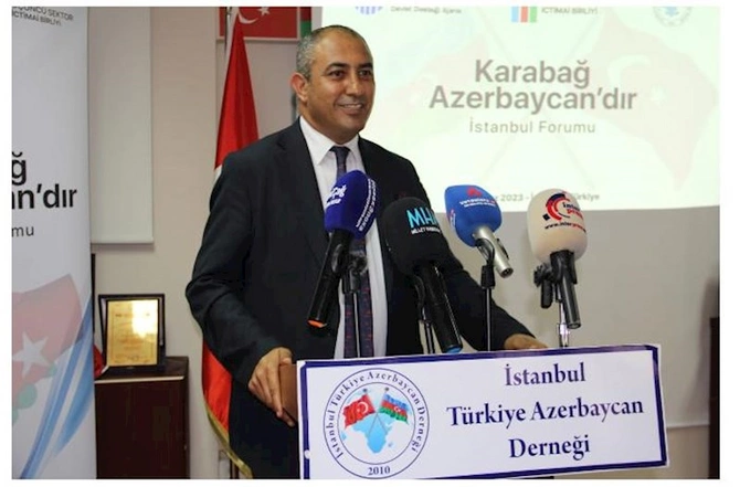 İstanbulda “Qarabağ Azərbaycandır” adlı forum keçirildi — FOTOLAR