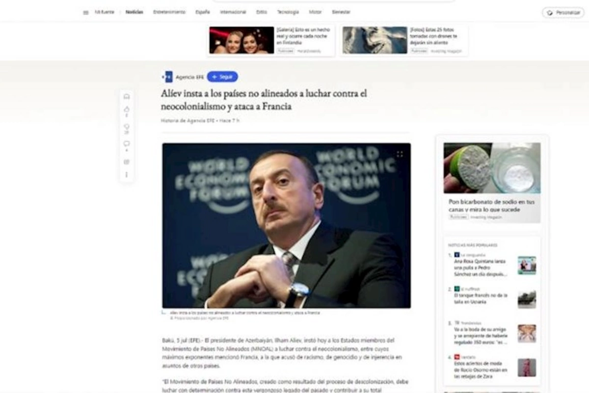Qoşulmama Hərəkatının Bakıda keçirilən nazirlər görüşü dünya mediasının diqqət mərkəzində olub