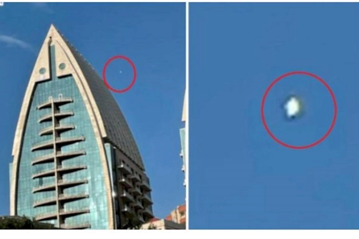 Bakı səmasında “uçan boşqab“ — FOTOLAR