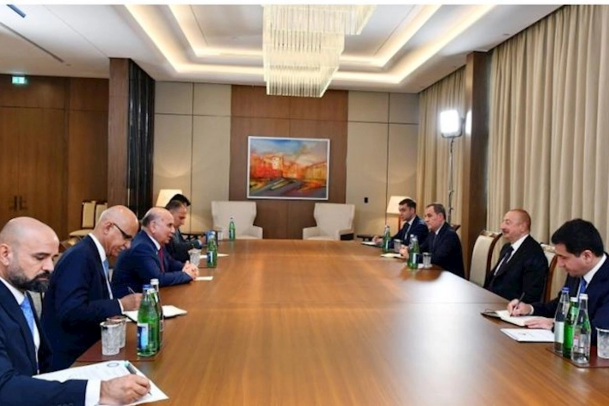 İlham Əliyev İraqın Baş nazirinin müavinini qəbul etdi