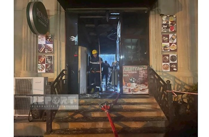 Bakıda restoranda güclü yanğın baş verib — VİDEO/FOTO Bakıda restoranda güclü yanğın baş verib — VİDEO/FOTO
